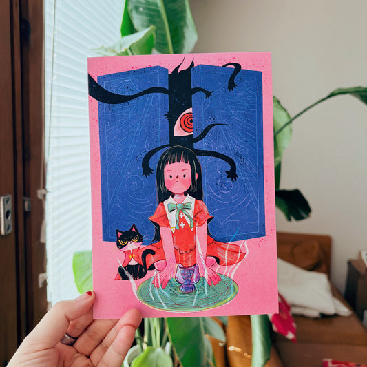 Lily’s Magical World: Summoner of Spirits Art Print - A5