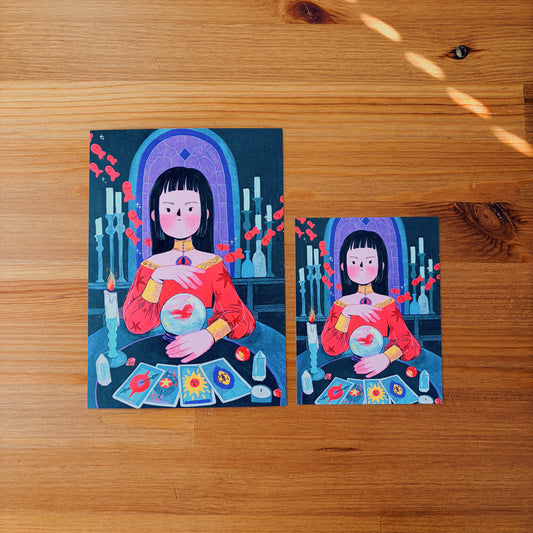 Lily’s Magical World: The Tarot Sorceress Postcard