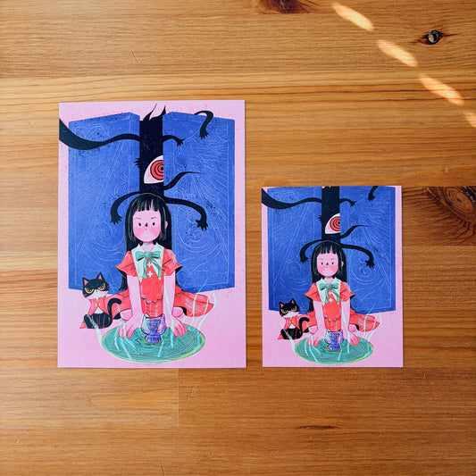 Lily’s Magical World: Summoner of Spirits Postcard