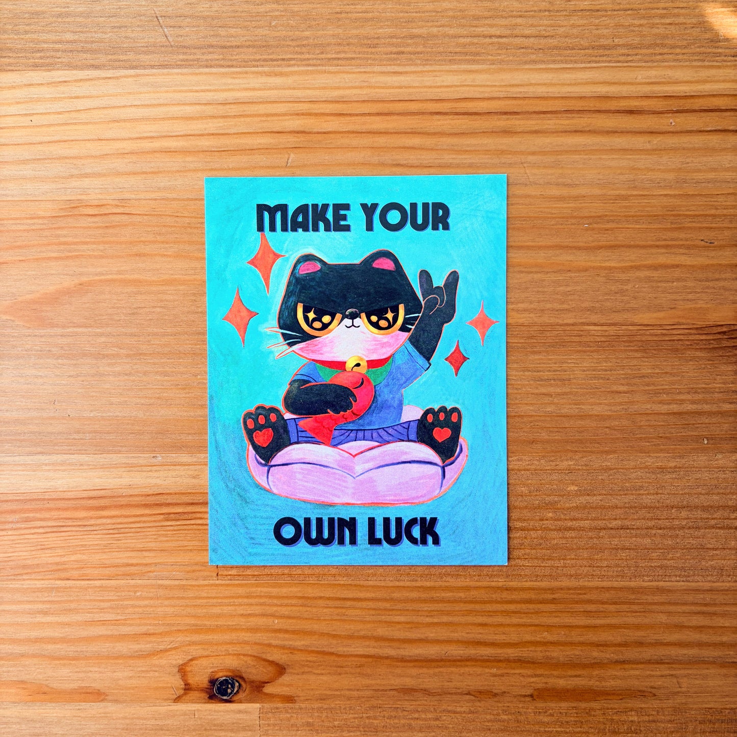 Make Your Own Luck Postcard