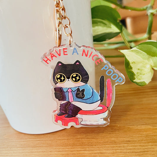 Have A Nice Poop | Acrylic keychain