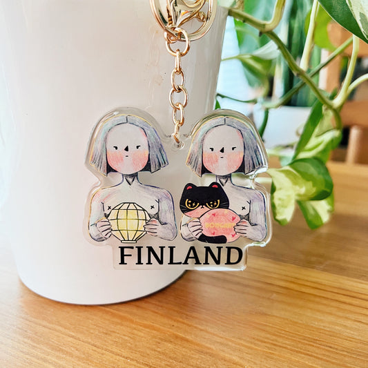 Finland | Acrylic keychain