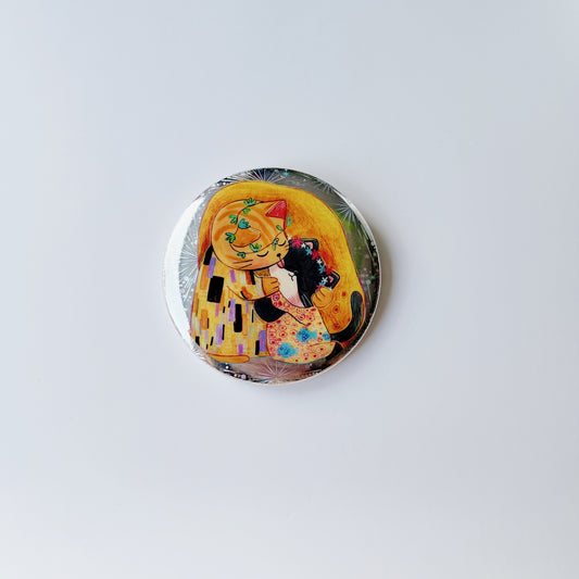 The Kiss | Pin Bagde Holographic