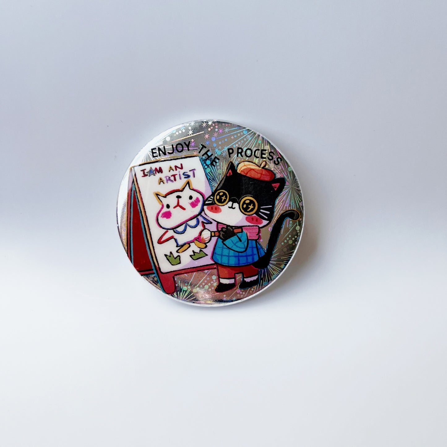 I Am An Artist | Pin Bagde Holographic