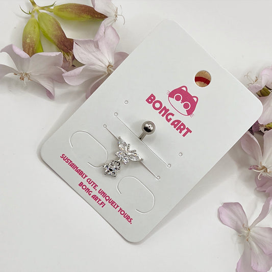 Luna Butterfly Belly Button Ring