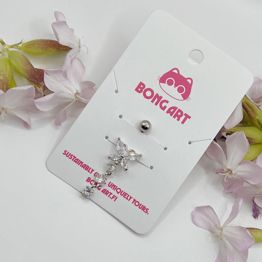 Butterfly Kiss Belly Button Ring