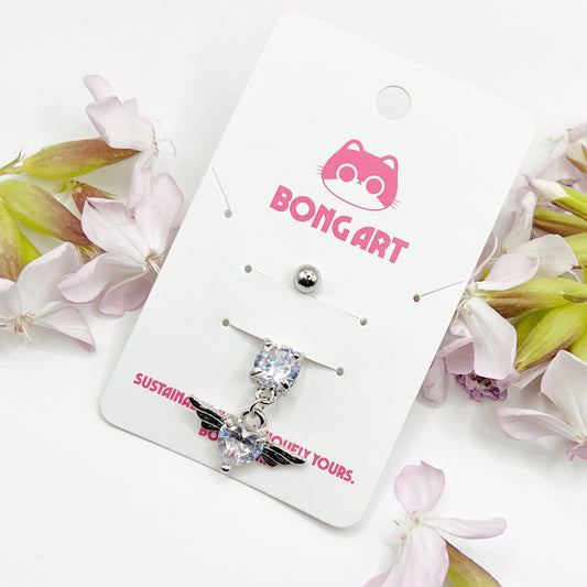 Celestial Wing Belly Button Ring