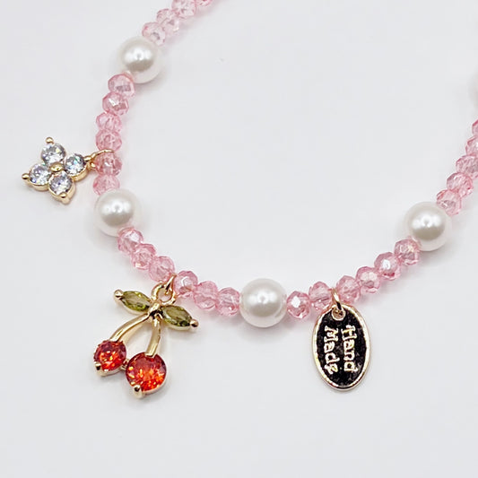 Sparkling Cherry Blossom Bracelet