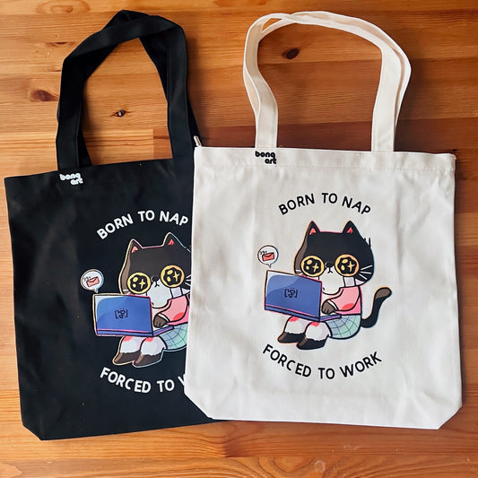 Born To Nap Tote Bag