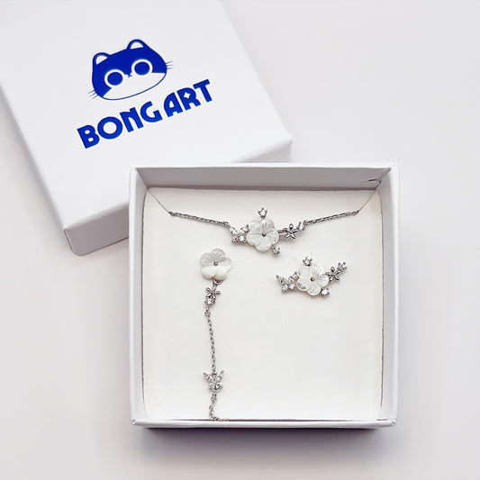 Moonlit Petals Set - Set Jewelry