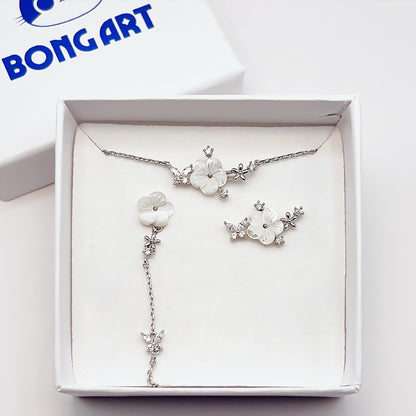 Moonlit Petals Set - Set Jewelry