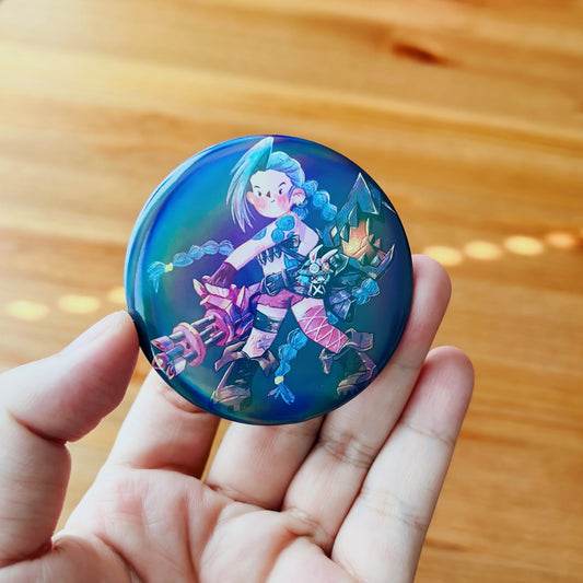 Jinx | Pin Bagde Holographic