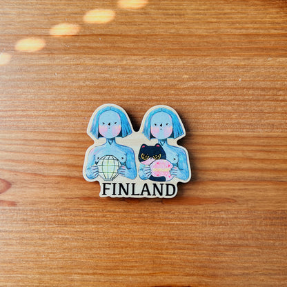 Finland | Wooden Magnets