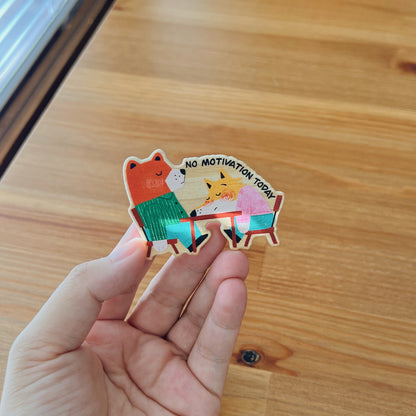 No Motivation Today | Wooden Magnets