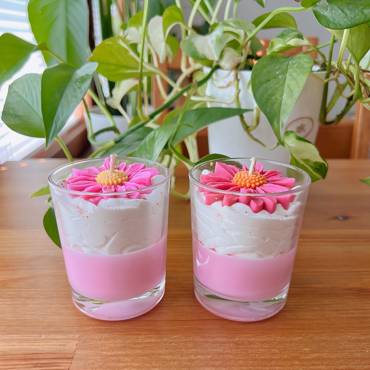 Gourmet Candle Cotton Flower