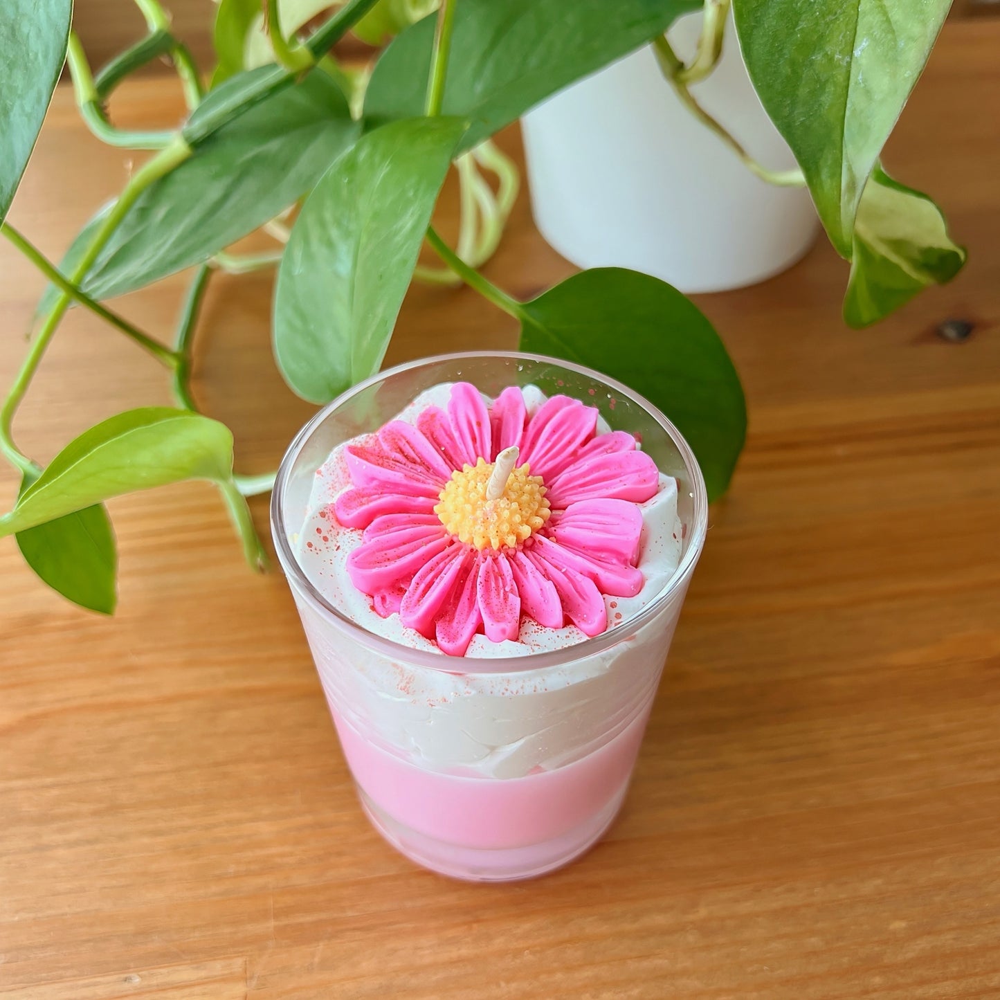 Gourmet Candle Cotton Flower