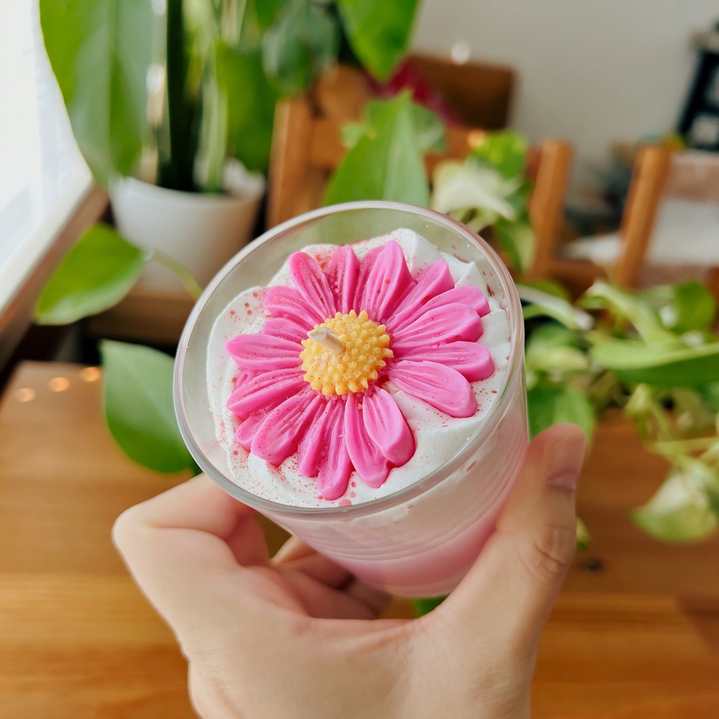 Gourmet Candle Cotton Flower
