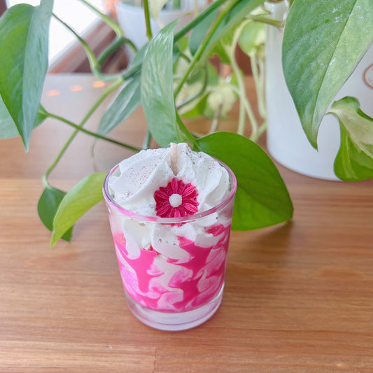 Mini Gourmet Candle Cotton Flower