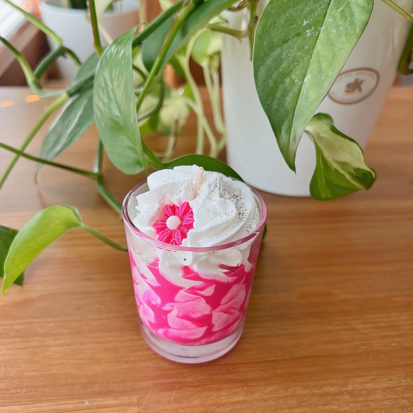 Mini Gourmet Candle Cotton Flower