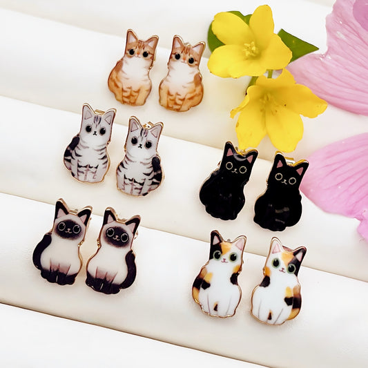 Tiny Kitten Dreams Earrings
