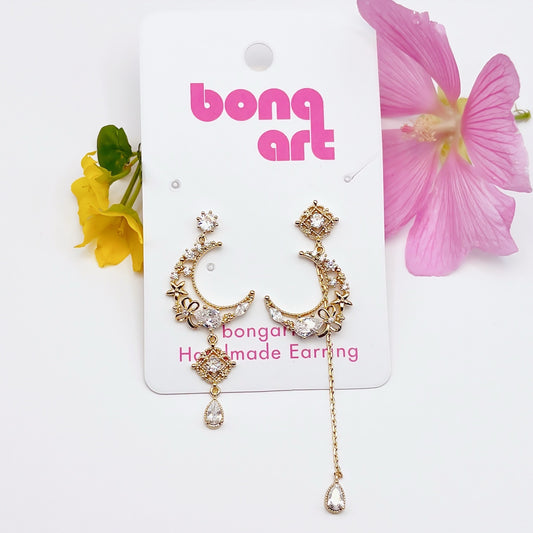 Starry Moon Earrings