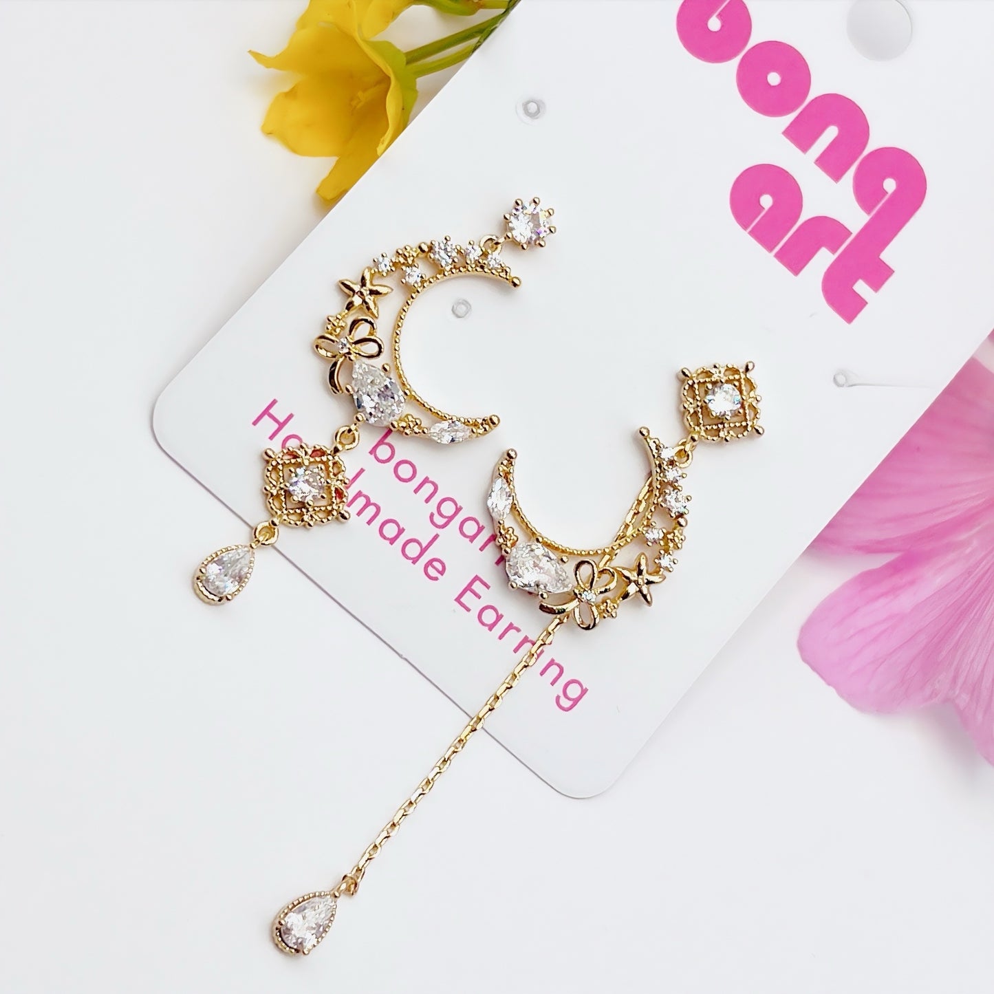 Starry Moon Earrings