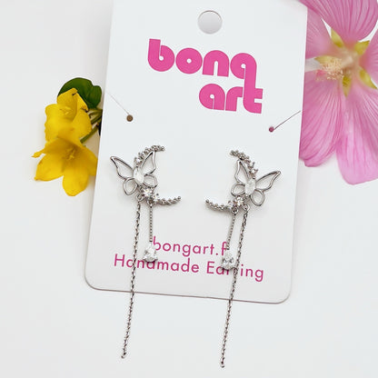 Lunar Butterfly Earrings