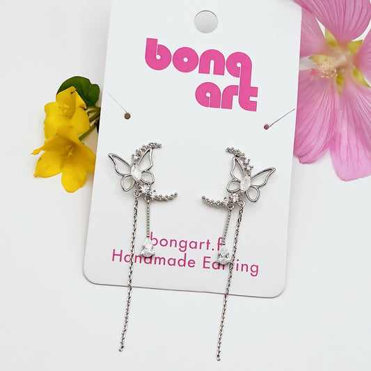 Lunar Butterfly Earrings