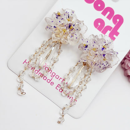 Dazzling Flower Earrings
