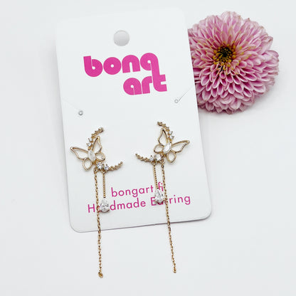 Lunar Butterfly Earrings
