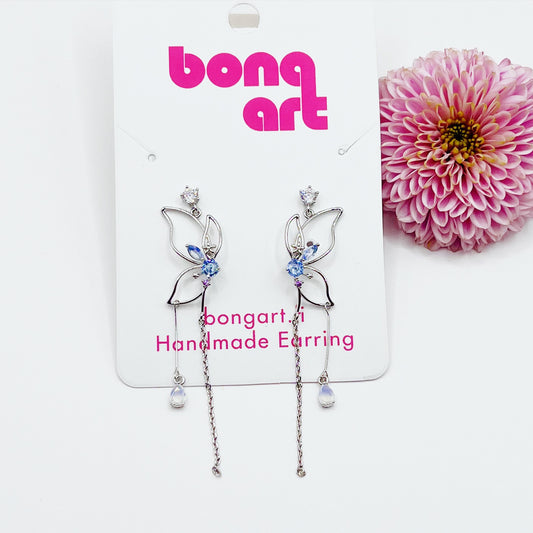 Sparkling Butterfly Earrings