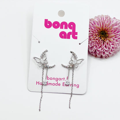 Lunar Butterfly Earrings