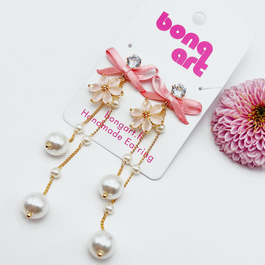 Blushing Blossom Earrings