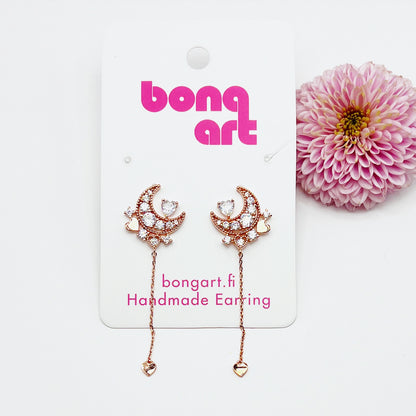 Starlit Heart Earrings
