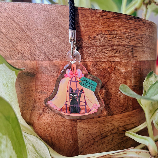 Jiji | Clear Acrylic Phone Charm