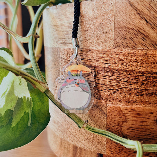 Totoro | Clear Acrylic Phone Charm