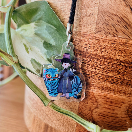 Kpop Demon Hunters | Clear Acrylic Phone Charm
