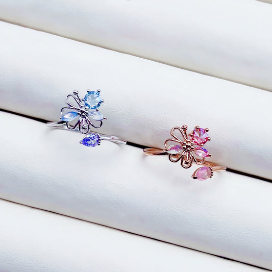 Swarovski Flower Ring