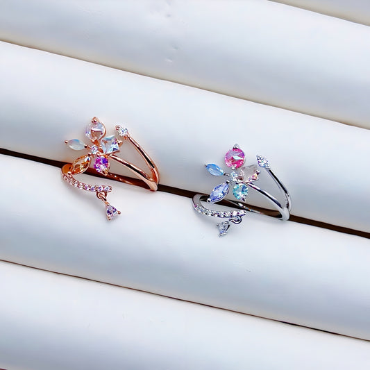 Crystal Blossom Ring