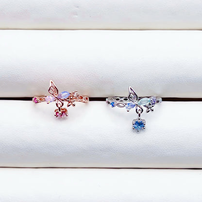Twinkling Wings Swarovski Ring
