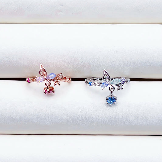 Twinkling Wings Swarovski Ring