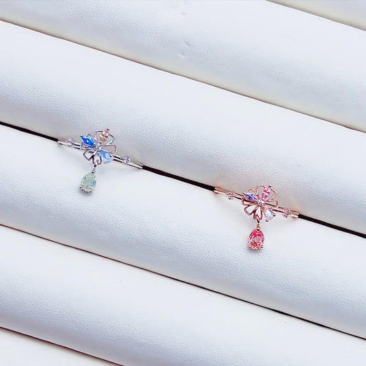 Sparkling Flower Ring