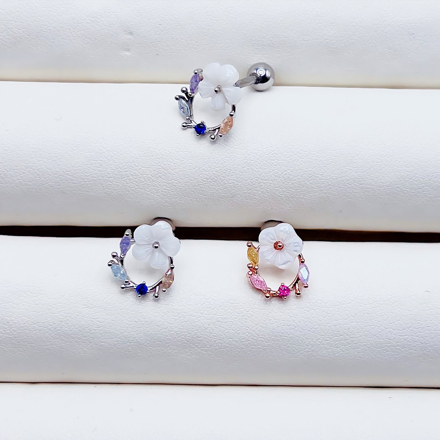 Dreamy Pearl Flower Piercing