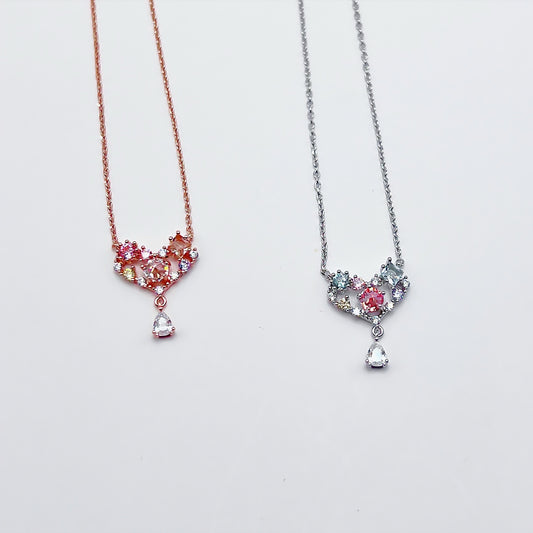 Aurora Heart Necklace
