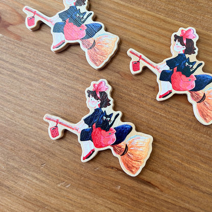 Kiki's Delivery Service | Wooden Magnets