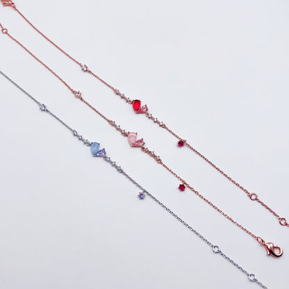 Shimmering Heart Bracelet