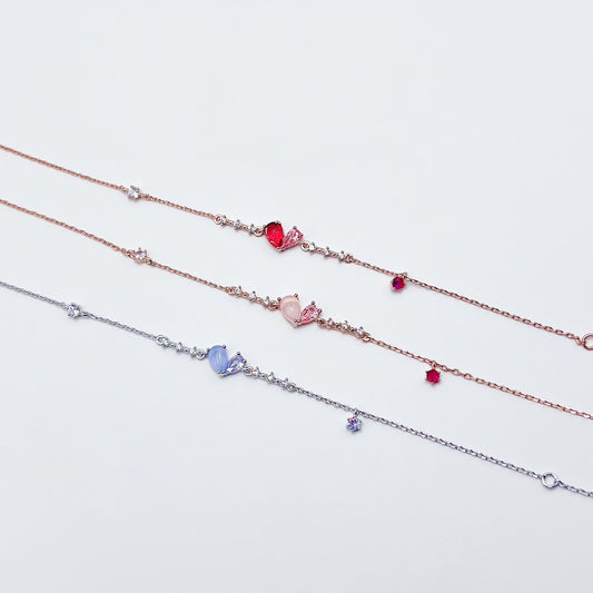 Shimmering Heart Bracelet