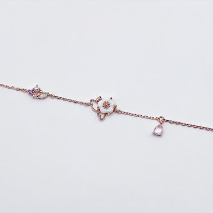 Mother of Pearl Flower Bracelet