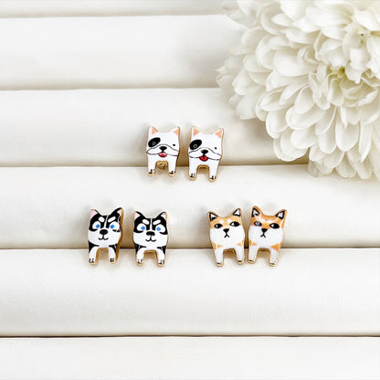 Tiny Puppy Love Earrings