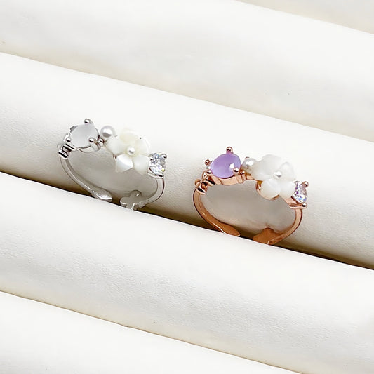 Lustre Petal Ring